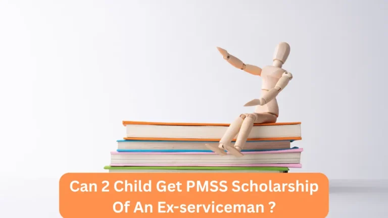 can 2 child get pmss scholarship of an exeserviceman